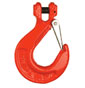 Gancho para Carga con Perno Seguro G80 Rojo